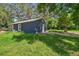 Backyard features trees and grassy area at 1503 Granite State Ct, Mount Dora, FL 32757