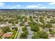 Scenic aerial view of a residential area with lush greenery and orderly streets under a bright sky at 1602 Presidio Dr, Clermont, FL 34711