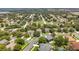 Bird's-eye view of a well-planned community with tree-covered streets and tidy homes in a serene setting at 1602 Presidio Dr, Clermont, FL 34711