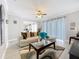 Inviting living room showcasing tile floors, modern decor, and lots of natural light at 1602 Presidio Dr, Clermont, FL 34711