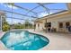 Relaxing screened-in pool area perfect for entertaining guests or personal enjoyment at 3750 Oak Pointe Blvd, Kissimmee, FL 34746