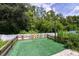 Spacious backyard featuring green turf, a wood fence, and lush greenery at 4028 Southern Vista Loop, St Cloud, FL 34772