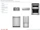 This kitchen appliance package offers KitchenAid gas cooktop, microwave/oven combo, dishwasher and refrigerator at 2577 Fiddle Leaf Loop, Apopka, FL 32712