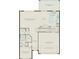 First floor plan featuring gathering room, cafe, kitchen, and 2 car garage at 5542 Settlingstone Ln, St Cloud, FL 34771