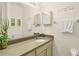 Clean bathroom with a large mirror, functional vanity, and decorative accents for a fresh and inviting space at 962 Park Terrace Cir, Kissimmee, FL 34746