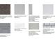 Selection of interior materials including flooring, countertops, backsplash, and cabinet finishes at 1023 Ladyfish Trl, St Cloud, FL 34771