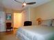 Bright bedroom with ceiling fan, and closet at 1935 Conway Rd # M1, Orlando, FL 32812