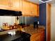 Kitchen featuring wooden cabinets, granite countertops and modern appliances at 1935 Conway Rd # M1, Orlando, FL 32812