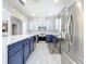 Well-equipped kitchen featuring stainless steel appliances, custom cabinetry, and elegant countertops at 238 Hunt St, Clermont, FL 34711