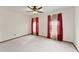Bedroom with a window, ceiling fan and nice neutral colored carpet at 3310 Tall Timber Dr, Orlando, FL 32812
