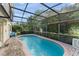 Private screened-in pool with brick surround offers a refreshing escape and outdoor relaxation at 3310 Tall Timber Dr, Orlando, FL 32812