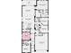 Detailed floorplan showcasing the layout of the home with four bedrooms, three bathrooms, and a two-car garage at 5277 Bowspirit Way, St Cloud, FL 34771