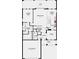 Layout of the first floor of the home with primary suite, great room, and kitchen at 5283 Bowspirit Way, St Cloud, FL 34771