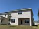 Back of a residential home with a manicured lawn, showcasing the property's curb appeal and outdoor space at 4113 Sagefield Dr, Harmony, FL 34773