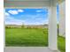 Backyard with a lush lawn and views of the open field at 5724 Camilla St, St Cloud, FL 34771