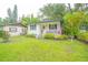 Charming home with a well-manicured lawn, quaint porch, and patriotic decorations at 805 E 20Th St, Sanford, FL 32771