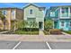 Charming homes with vibrant colors, a well-kept landscape, and a inviting entrance for a comfortable living at 8061 Lost Shaker Ln, Kissimmee, FL 34747