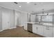 Open kitchen with a large island, providing an open-concept space for dining and cooking at 12524 Aldershot Ln, Windermere, FL 34786