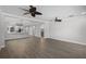 Open floor plan connecting the living area and kitchen for a seamless flow at 12524 Aldershot Ln, Windermere, FL 34786