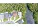 Aerial view of home situated with lush greenery and views of a body of water at 2262 Stonehedge Loop, Kissimmee, FL 34743