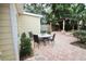 Charming outdoor seating area with pergola in backyard at 230 E Esther St, Orlando, FL 32806