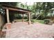 Backyard pergola providing shade for outdoor gatherings at 230 E Esther St, Orlando, FL 32806