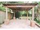 Backyard pergola perfect for relaxation at 230 E Esther St, Orlando, FL 32806