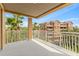 Enjoy the view from this covered balcony with white railings, perfect for relaxing outdoors at 7500 Toscana Blvd # 331, Orlando, FL 32819