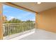A beautiful balcony providing views of trees and greenery at 7500 Toscana Blvd # 331, Orlando, FL 32819