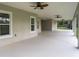 Wide open covered back patio shows the great outdoor living space at 18813 Mosby St, Orlando, FL 32833