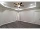Expansive primary bedroom with a ceiling fan and convenient ensuite access at 18813 Mosby St, Orlando, FL 32833