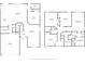 Detailed floor plan of the home showcasing the layout of rooms on both floors at 14217 Sapphire Bay Cir, Orlando, FL 32828