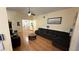 Spacious living room features ceiling fan, modern decor, and neutral color palette at 324 River Chase Dr, Orlando, FL 32807