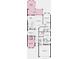 Detailed floor plan showcasing the layout of the home, including bedrooms, kitchen, and outdoor living space at 858 Arbor Green Trl, St Cloud, FL 34771