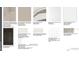 A collage of interior design samples including floor tiles, counter tops, backsplash and cabinetry at 858 Arbor Green Trl, St Cloud, FL 34771