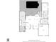 Detailed floor plan showcasing layout with pool, primary bedroom, kitchen, living room and garage at 10411 Sw 52Nd Ct, Ocala, FL 34476