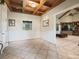 Elegant entryway with detailed trim work, decorative window, and tile flooring, creating a grand entrance at 10621 Sw 11Th Ter, Ocala, FL 34476
