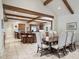 Open-concept kitchen with a large dining area and kitchen island with seating, ideal for Gathering meals at 10621 Sw 11Th Ter, Ocala, FL 34476