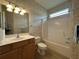 Bathroom with tub, shower, vanity, and toilet at 12900 Se 97Th Terrace Rd, Summerfield, FL 34491