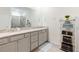 Spacious bathroom with granite countertops, double sinks, and ample storage space at 4336 Nw 55Th Ct, Ocala, FL 34482