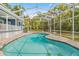 Relaxing pool and spa with screened enclosure at 7629 Sw 188 Ave, Dunnellon, FL 34432