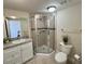 Modern bathroom featuring a large shower and updated vanity at 274 Se 34Th Pl, Ocala, FL 34471