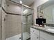 Bathroom with a large shower and granite countertop at 274 Se 34Th Pl, Ocala, FL 34471