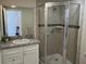 Clean bathroom with a shower/tub combo and updated fixtures at 274 Se 34Th Pl, Ocala, FL 34471