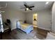 Cozy bedroom with a single bed and ceiling fan at 274 Se 34Th Pl, Ocala, FL 34471