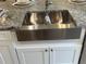 Farmhouse style stainless steel sink in a modern kitchen at 274 Se 34Th Pl, Ocala, FL 34471