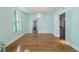 Bright dining room with hardwood floors and a chandelier at 1226 Se 9Th Ave, Ocala, FL 34471