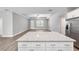 Kitchen island with granite countertops in an open layout at 13359 Sw 80Th St, Dunnellon, FL 34432