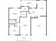 Detailed floor plan showcasing the layout, dimensions, and flow of the living spaces, including bedrooms, bathrooms, and garage at 8655 Sw 98Th Street Rd # G, Ocala, FL 34481