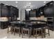 Gourmet kitchen with dark cabinetry and large island at 3440 Sw 66Th St, Ocala, FL 34476